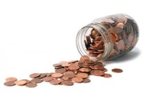 have a money jar for each time you run